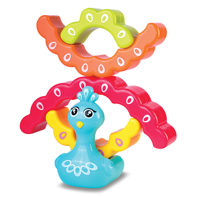 Розвивальні іграшки - Розвиваюча іграшка Kiddi Smart Веселкове павенятко (4508-KS)#3