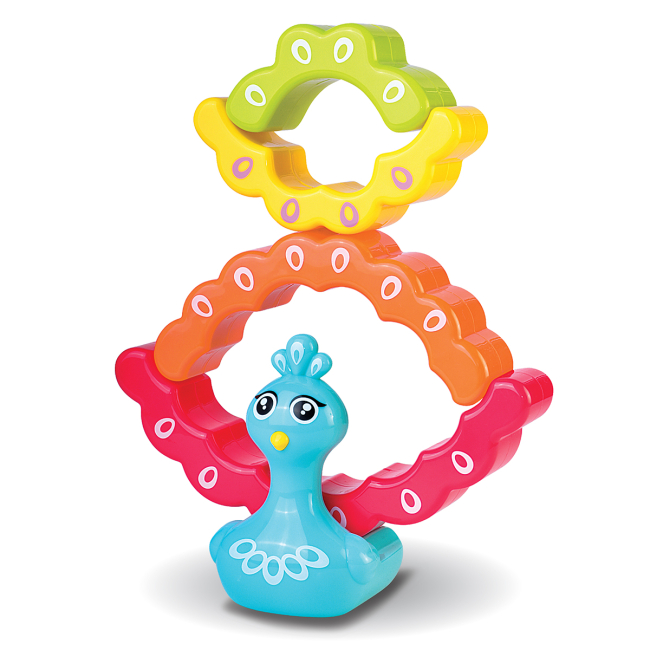 Розвивальні іграшки - Розвиваюча іграшка Kiddi Smart Веселкове павенятко (4508-KS)#4