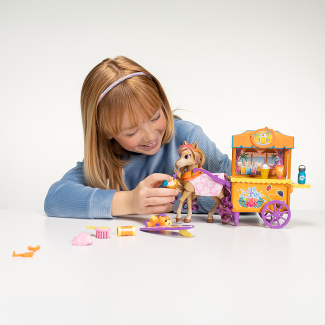 Фігурки тварин - Ігровий набір Wild Manes Пляжний відпочинок конячки Бейлі (723304)#7