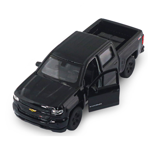 Автомоделі - Автомодель TechnoDrive Chevrolet Silverado 2017 чорний (250381W/2)#6