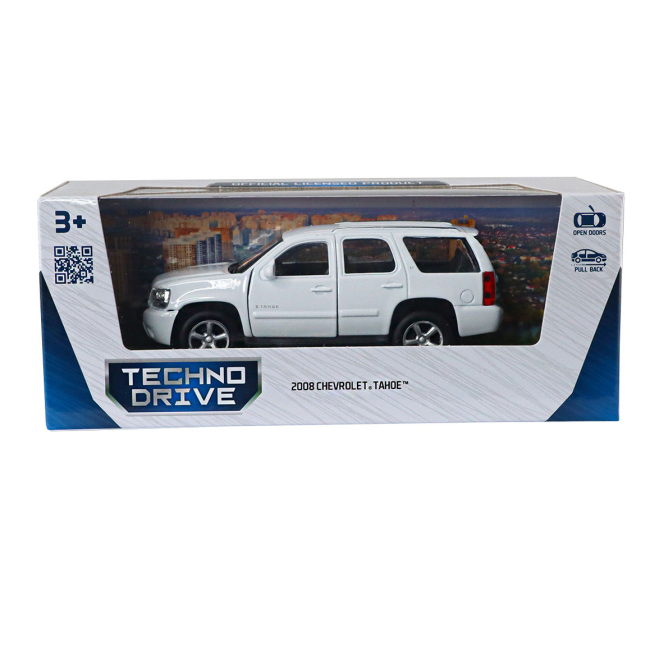Автомоделі - Автомодель TechnoDrive Chevrolet Tahoe 2008 білий (250382W/1)#9