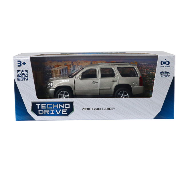 Автомоделі - Автомодель TechnoDrive Chevrolet Tahoe 2008 золотий (250382W/2)#9