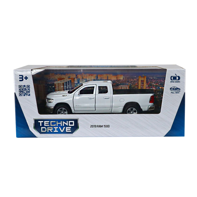 Автомоделі - Автомодель TechnoDrive RAM 1500 2019 білий (250385W/1)#7