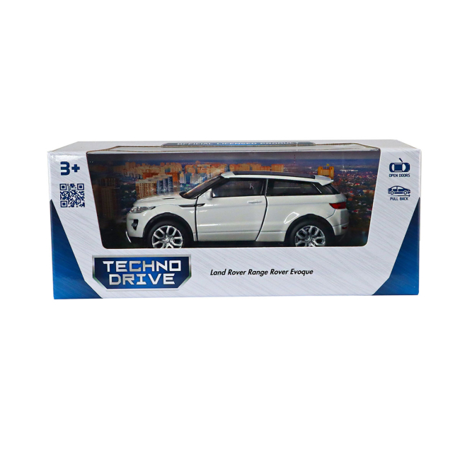 Автомодели - Автомодель TechnoDrive Land Rover Range rover Evoque белый (250388W/1)#7