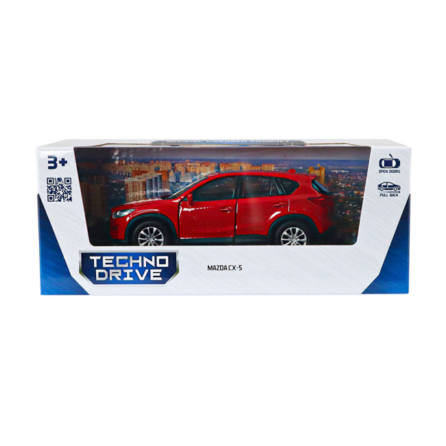 Автомодели - Автомодель TechnoDrive Mazda CX-5 красный (250390W/1)#7