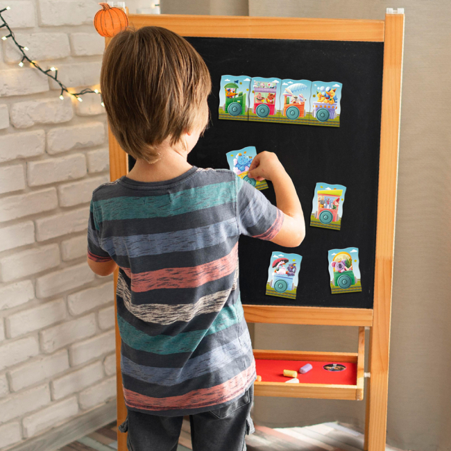 Пазлы - Магнитный пазл DoDo Путешествие на поезде (200254)#3