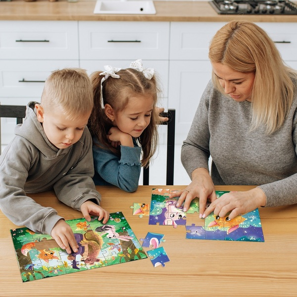 Пазли - Пазл DoDo Літні вечори 2 в 1 (300609)#4