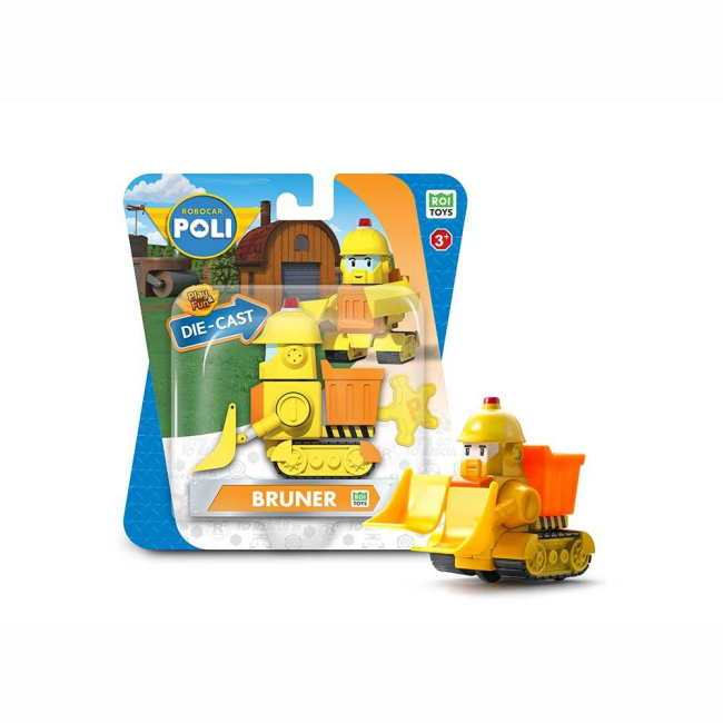 Фигурки персонажей - Игровая фигурка Robocar Poli Брунер (MRT-0608)#2
