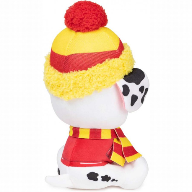 Персонажи мультфильмов - Мягкая игрушка Paw Patrol Зимние праздники Щенок Маршал 15 см (SM33351/6068124)#4