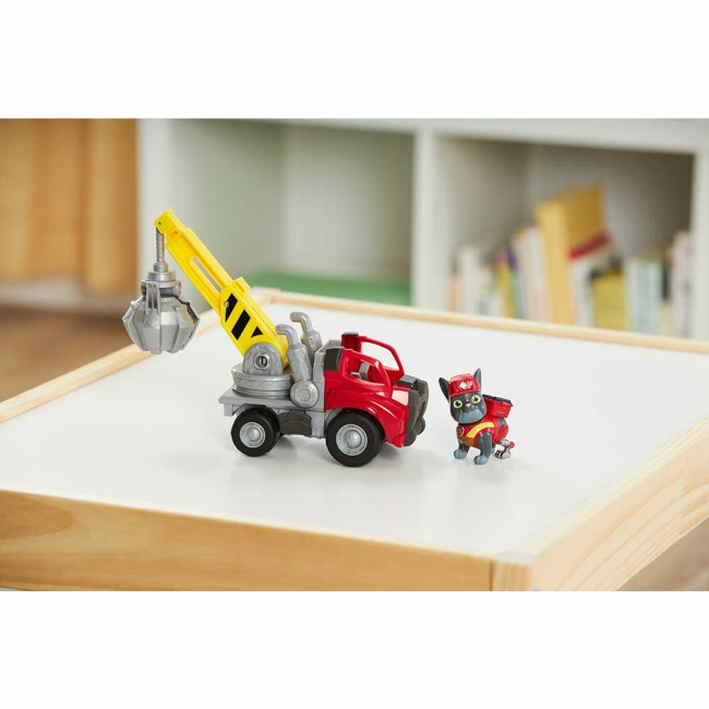 Фигурки персонажей - Базовый строительный автомобиль Rubble and Crew с фигуркой Заряда (SM28500/6066539)#8