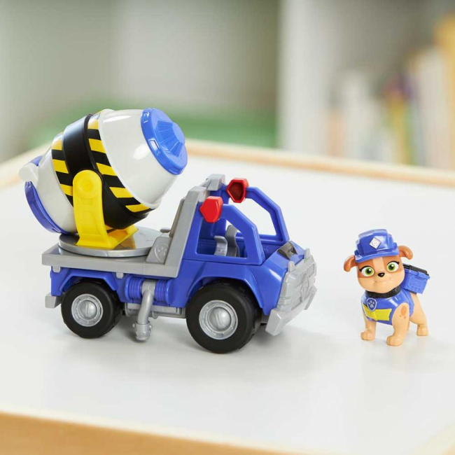 Фигурки персонажей - Базовый строительный автомобиль Rubble and Crew с фигуркой Микса (SM28500/6066540)#7