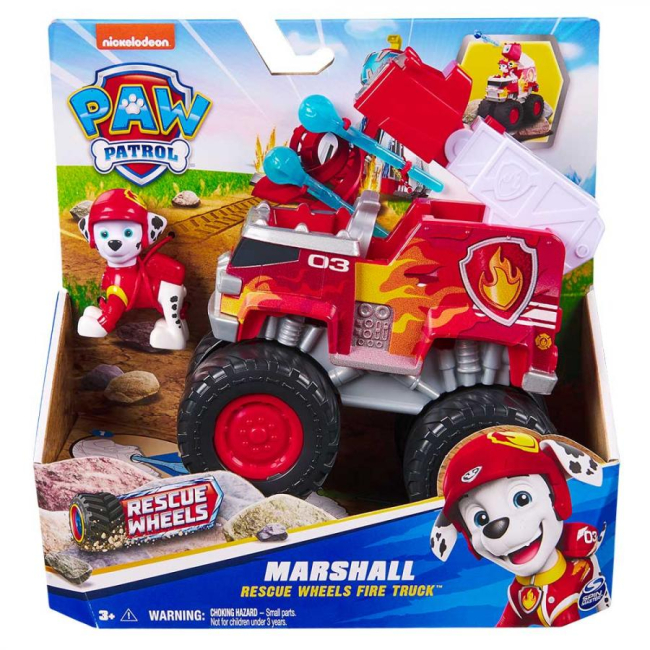 Фігурки персонажів - Великий рятувальний автомобіль Paw Patrol Rescue Wheels з водієм Маршал (SM17776/6069306)#5