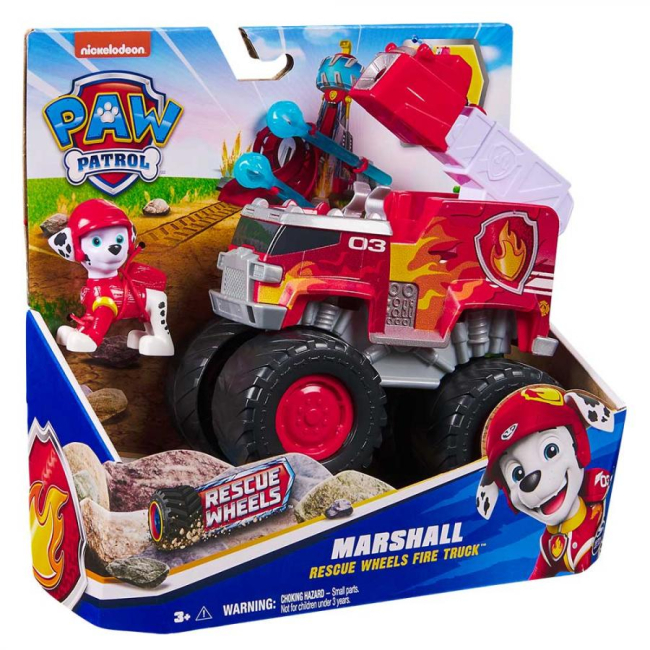 Фігурки персонажів - Великий рятувальний автомобіль Paw Patrol Rescue Wheels з водієм Маршал (SM17776/6069306)#6
