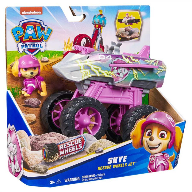 Фигурки персонажей - Большой спасательный автомобиль Paw Patrol Rescue Wheels с водителем Скай (SM17776/6069303)#6