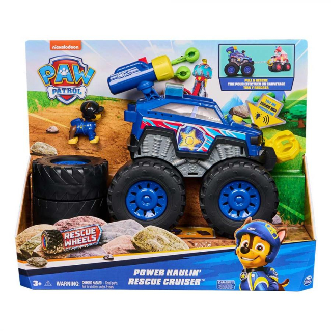 Фигурки персонажей - Игровой набор Paw Patrol Rescue Wheels Полицейский автомобиль Гонщика Делюкс (SM17732/6070096)#5
