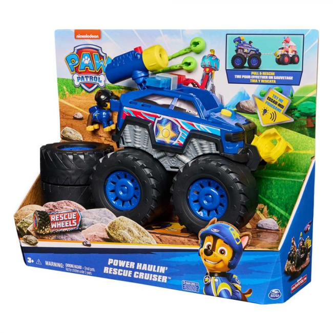 Фигурки персонажей - Игровой набор Paw Patrol Rescue Wheels Полицейский автомобиль Гонщика Делюкс (SM17732/6070096)#6
