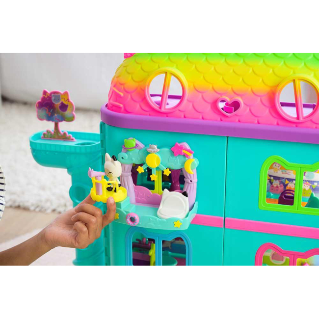Фигурки персонажей - Игровой набор Gabby's Dollhouse Кукольный домик Габби Балкон Пэнди Лапки (SM36259/6071360)#6