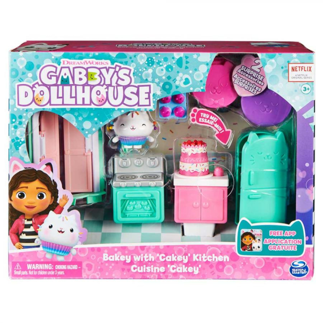 Фигурки персонажей - Игровой набор Gabby's Dollhouse Кухня (SM36203/6062035)#6
