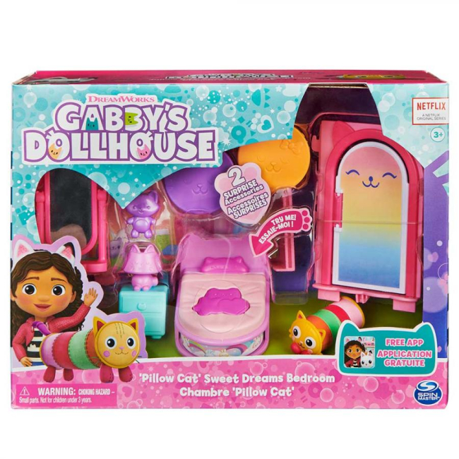 Фигурки персонажей - Игровой набор Gabby's Dollhouse Спальная комната (SM36203/6062037)#7