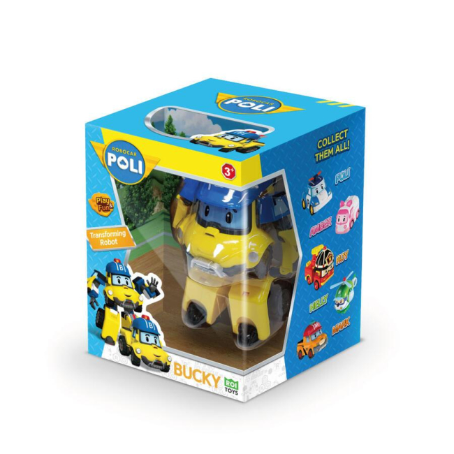Трансформеры - Машинка-трансформер Robocar Poli Бакки 10 см (MRT-0655)#3