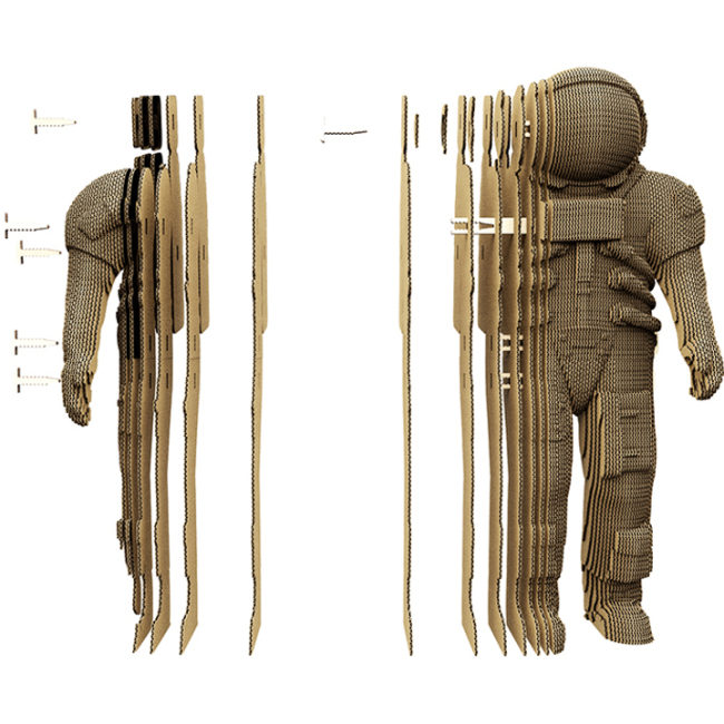 3D-пазли - 3D пазл Cartonic Astronaut (CARTASTRON)#3
