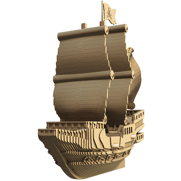 3D-пазлы - 3D пазл Cartonic Pirate Ship (CARTSHIP)#2
