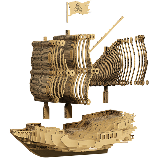 3D-пазлы - 3D пазл Cartonic Pirate Ship (CARTSHIP)#3