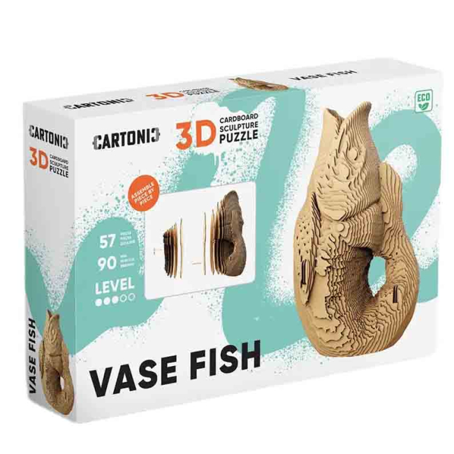 3D-пазли - 3D пазл Cartonic Fish Vase (CARTVASEF)#4