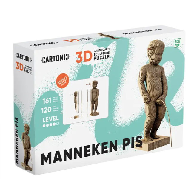 3D-пазли - 3D пазл Cartonic Manneken Pis (CARTPIS)#4