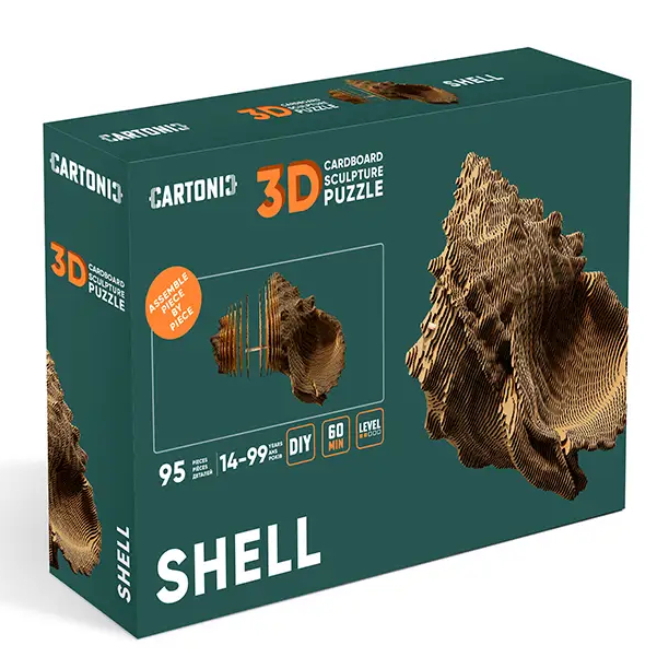 3D-пазли - 3D пазл Cartonic Shell (CARTSHELL)#4