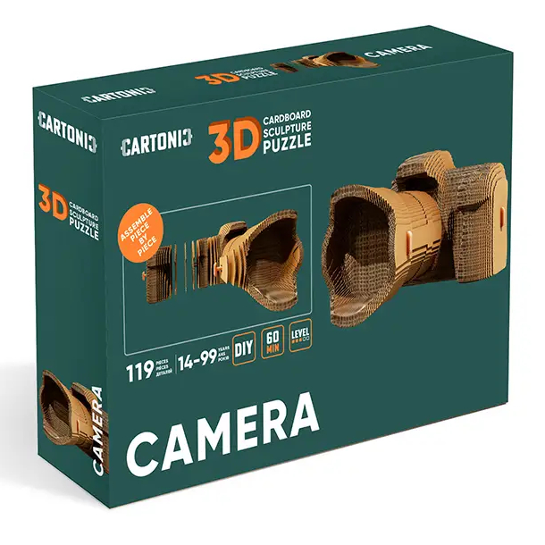 3D-пазлы - 3D пазл Cartonic Camera (CARTCAM)#4