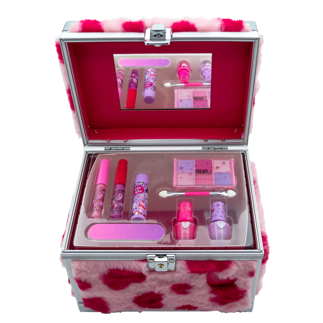 Косметика - Набір дитячої косметики Create It! Love у пухнастому кейсі (84600)#2