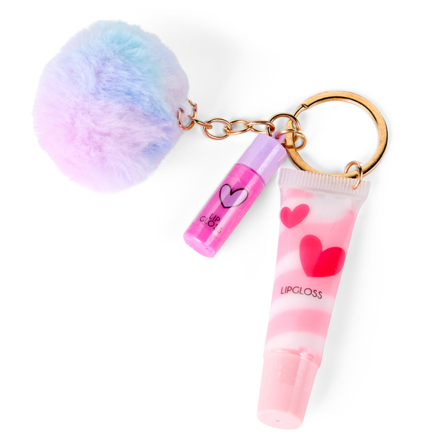Косметика - Набір блисків для губ Create It! на брелоку з помпоном 2 шт (84582)#2