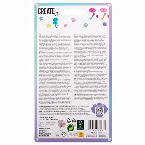 Косметика - Набір блисків для губ Creat it! Mermaid в асортименті (84602)#5