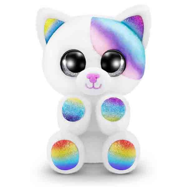 М'які тварини - М'яка іграшка Zuru Coco Cones Rainbow Білий котик (9631SQ1/3)#2