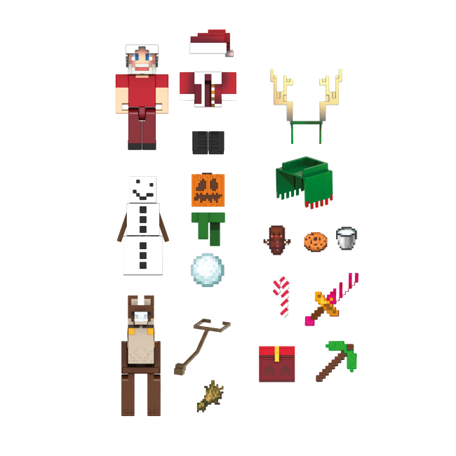 Фигурки персонажей - Адвент-календарь Minecraft (HXM86)#3