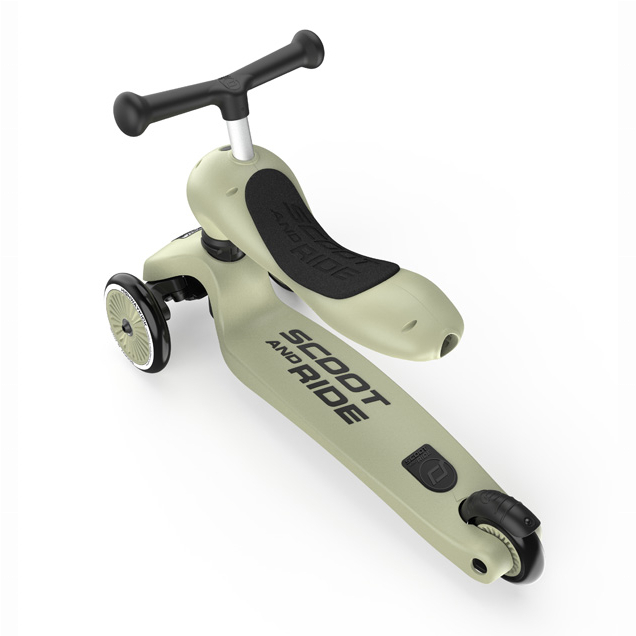 Самокаты - Самокат Scoot & Ride Highwaykick-1 Оливковый (SR-160629-OLIVE)#3