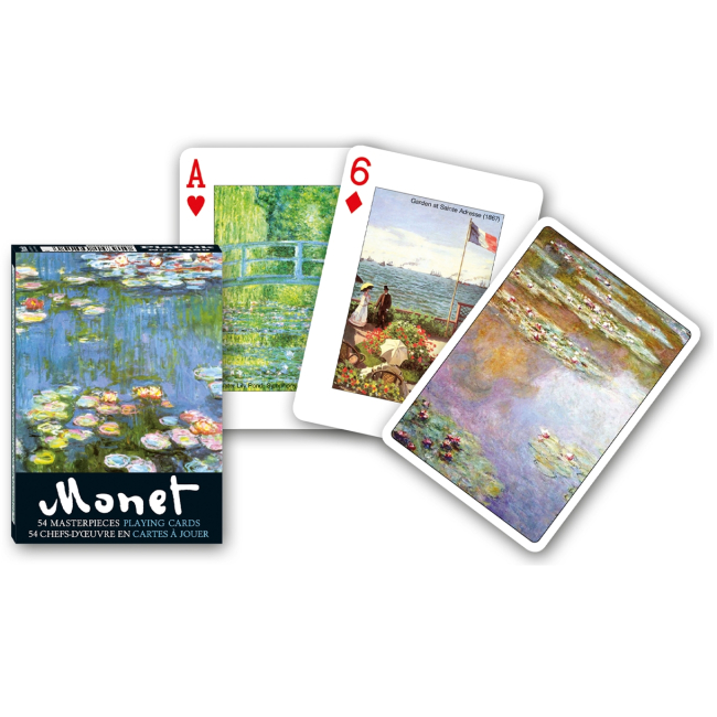 Настільні ігри - Сувенірні гральні карти Piatnik Monet (9001890148910)#2