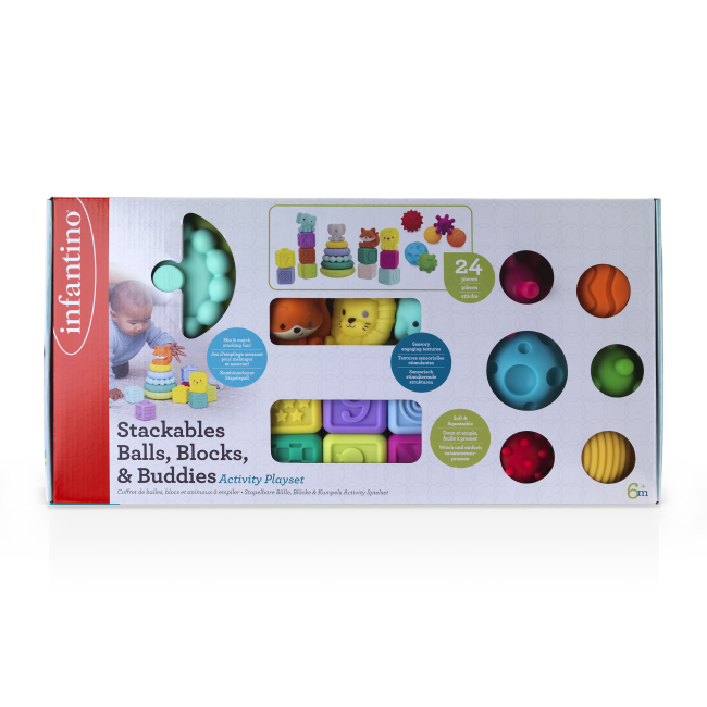 Розвивальні іграшки - Розвиваючий набір Infantino Складай-розкладай (315338)#2