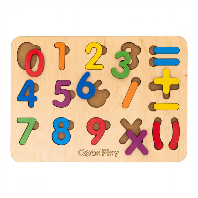 Развивающие игрушки - Пазл-сортер Good Play Математика (PS-6-003)#2