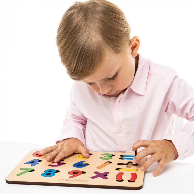 Развивающие игрушки - Пазл-сортер Good Play Математика (PS-6-003)#5