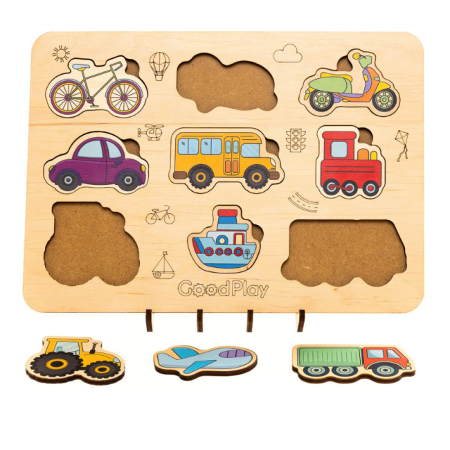 Розвивальні іграшки - Пазл-сортер Good Play Транспорт (PS-4-011)#3