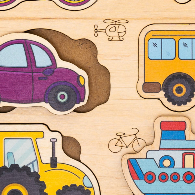 Розвивальні іграшки - Пазл-сортер Good Play Транспорт (PS-4-011)#4