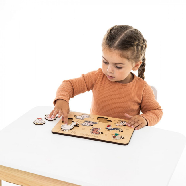 Розвивальні іграшки - Пазл-сортер Good Play Ферма (PS-4-013)#5