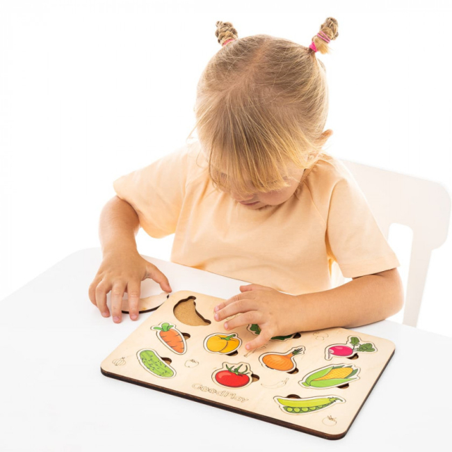 Развивающие игрушки - Пазл-сортер Good Play Овощной мир (PS-4-014)#4