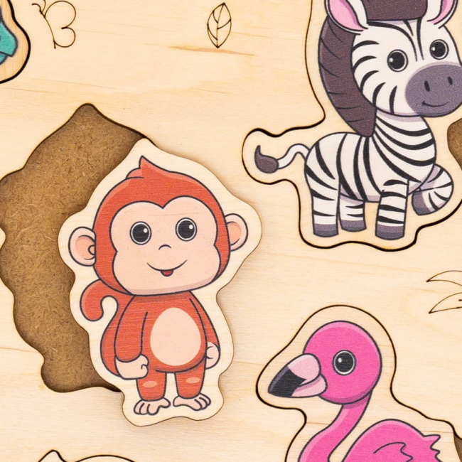 Развивающие игрушки - Пазл-сортер Good Play Сафари (PS-4-016)#3