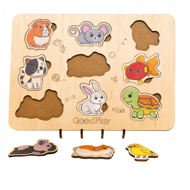 Развивающие игрушки - Пазл-сортер Good Play Домашние животные (PS-4-017)#2