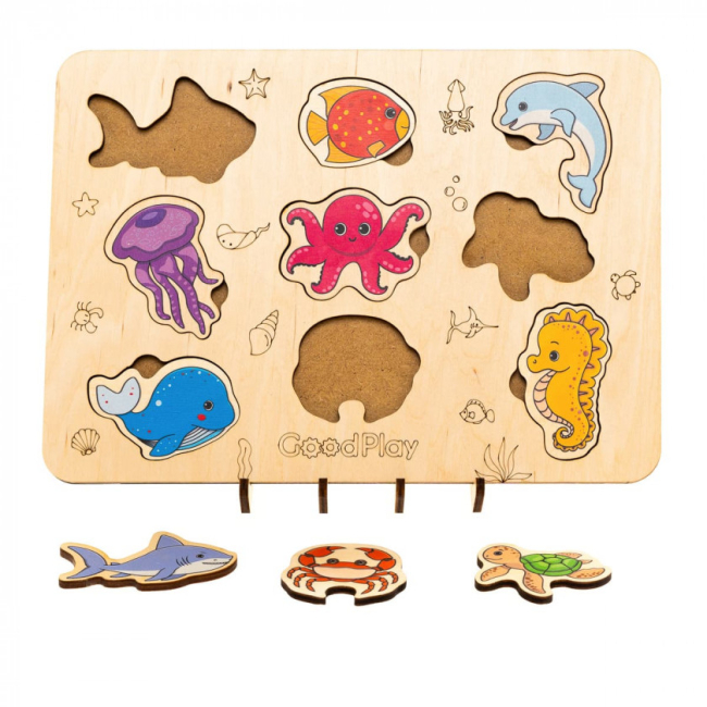 Развивающие игрушки - Пазл-сортер Good Play Подводный мир (PS-4-018)#2