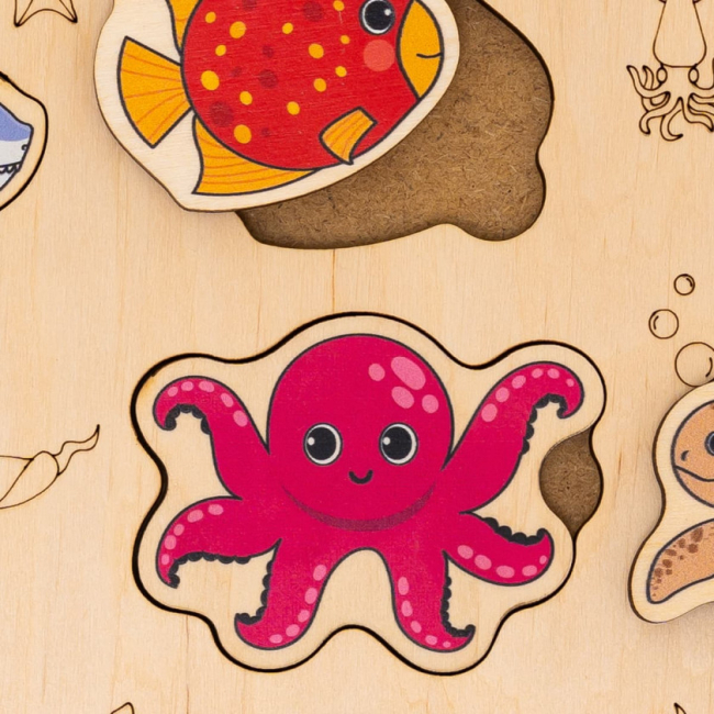 Развивающие игрушки - Пазл-сортер Good Play Подводный мир (PS-4-018)#3