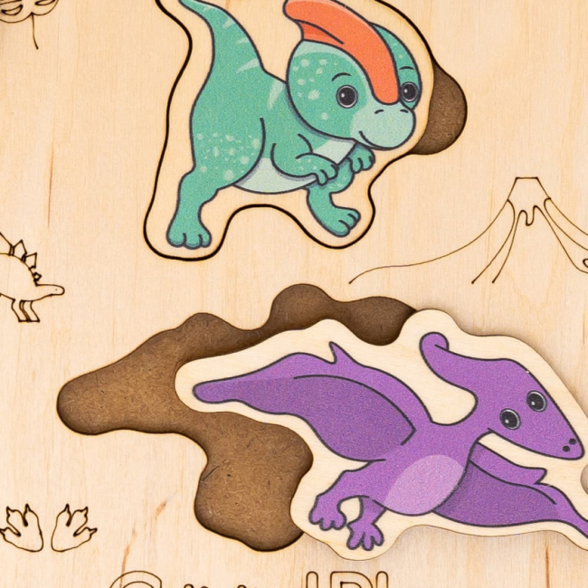 Розвивальні іграшки - Пазл-сортер Good Play ДиноСвіт (PS-4-019)#3